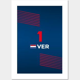 F1 2024 - #1 Verstappen Posters and Art